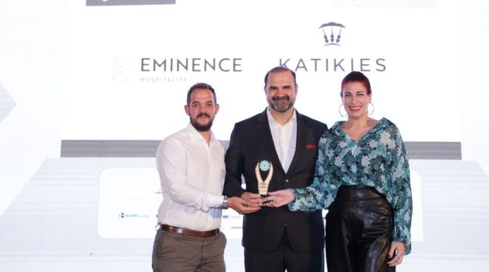 Χρυσό βραβείο για την Eminence Hospitality και τον όμιλο Katikies στα Greek Hospitality Awards 2023